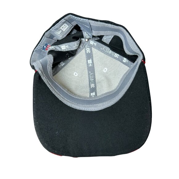 Atlanta Falcons NFL Fitted Baseball Hat New Era 39Thirty Sz L/XL White Black Red - Picture 8 of 8